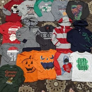 Boys long sleeved shirt lot
